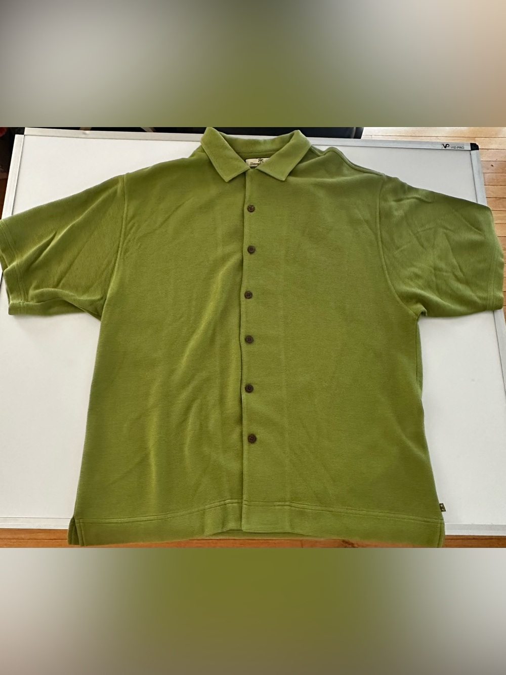 Tommy Bahama VTG Silk Cotton Short Sleeve Pullover Textured Men’s XL Polo Shirt
